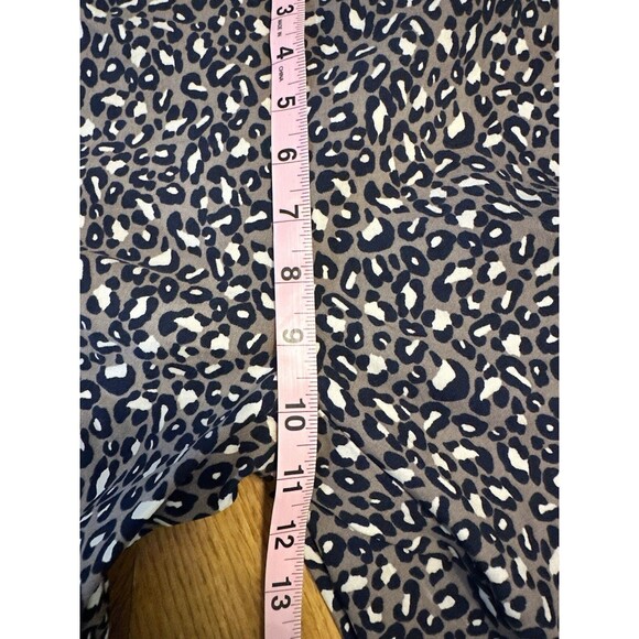 NWT Rafaella Comfort Pull On Capri Pants Leopard Print Size 6 Elastic Waist - Picture 6 of 11
